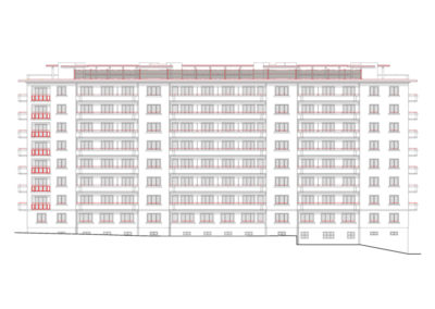 197_PMG | Assainissement des toitures d’un ensemble de logements classé